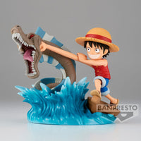 One Piece Log Stories Monkey D Luffy vs Local Sea figure 7cm