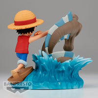 One Piece Log Stories Monkey D Luffy vs Local Sea figure 7cm