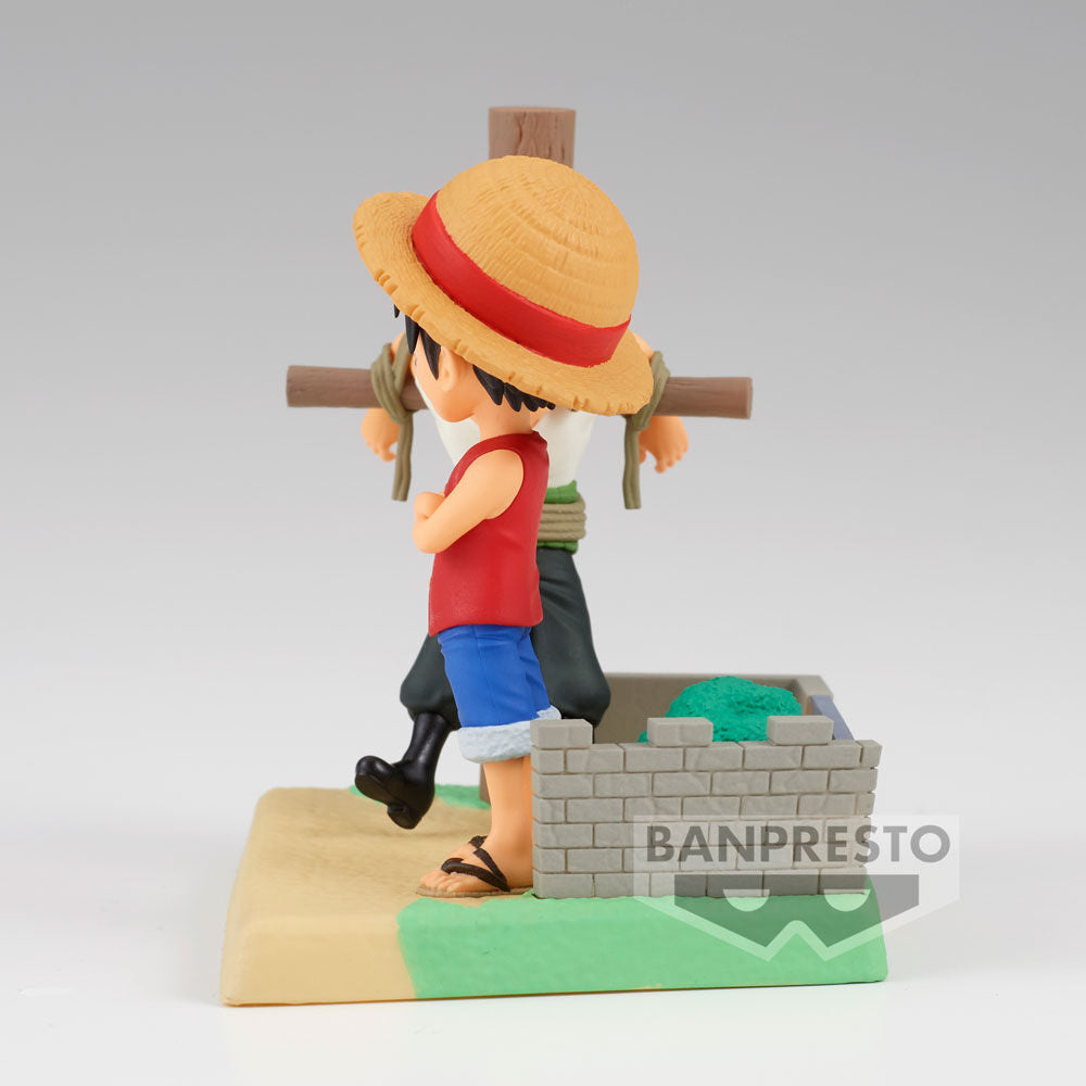 One Piece Log Stories Monkey D Luffy & Roronoa Zoro figure 7cm