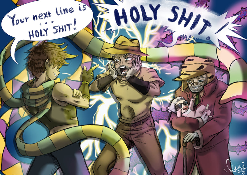 Jojo's Bizarre Adventures - Αφίσα Joseph Joestars