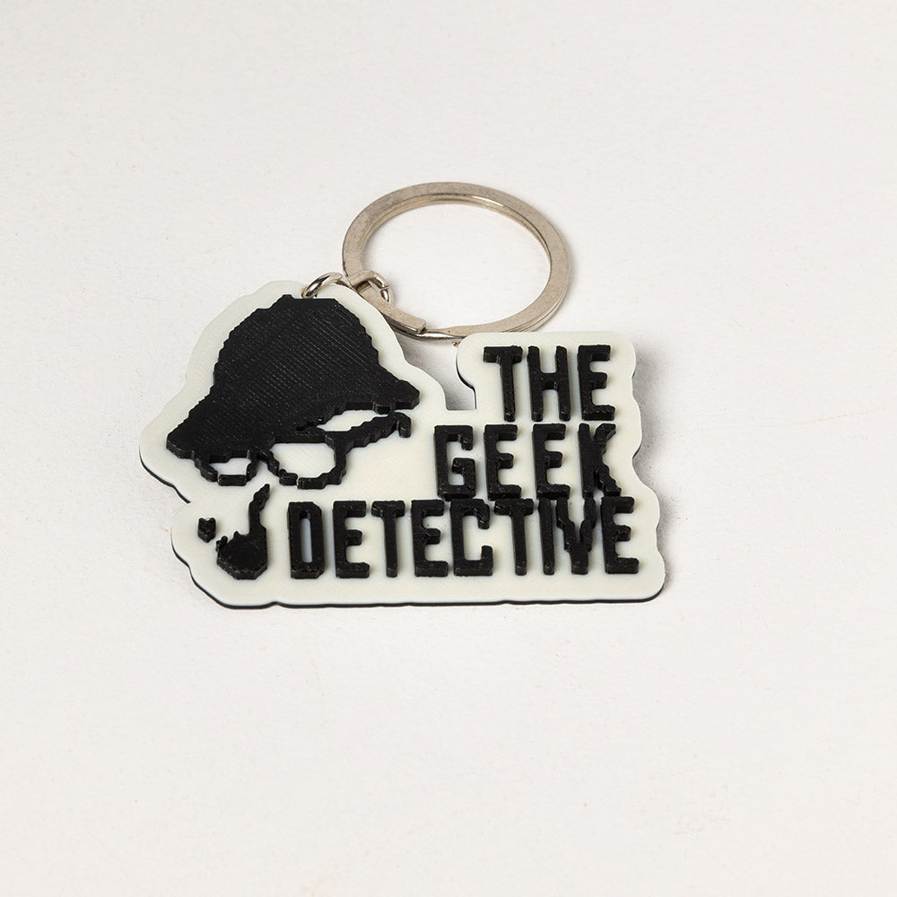 The Geek Detective Logo Keychain
