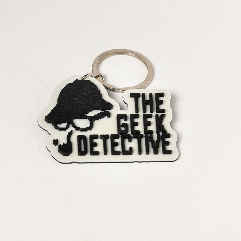 The Geek Detective Logo Keychain
