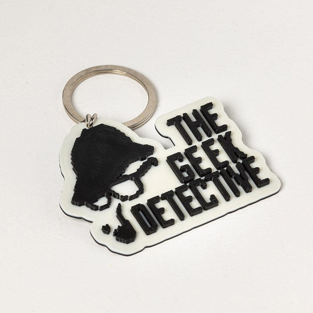 The Geek Detective Logo Keychain