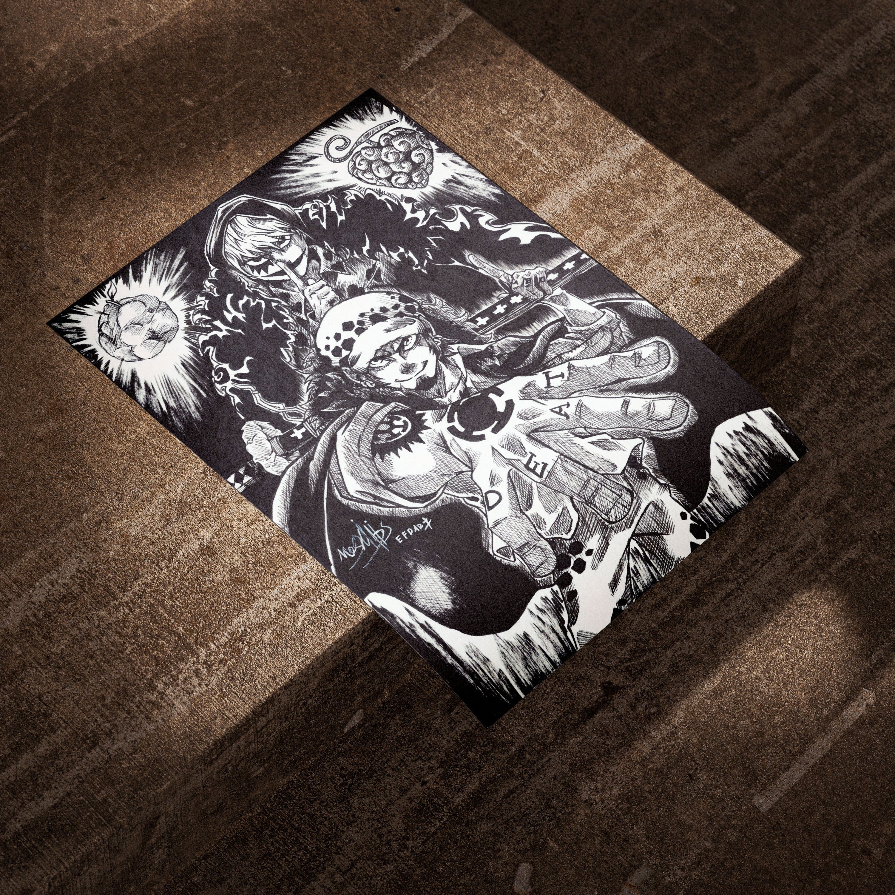 Trafalgar Law – Surgeon of Death | EFDArt (A4)