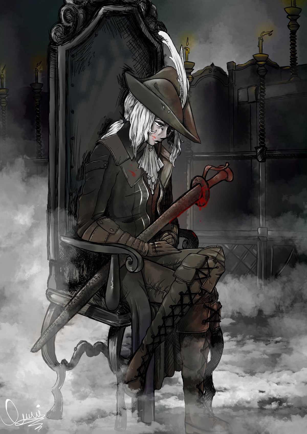 Bloodborne - Lady Maria - Αφίσα – Anime Portal Store