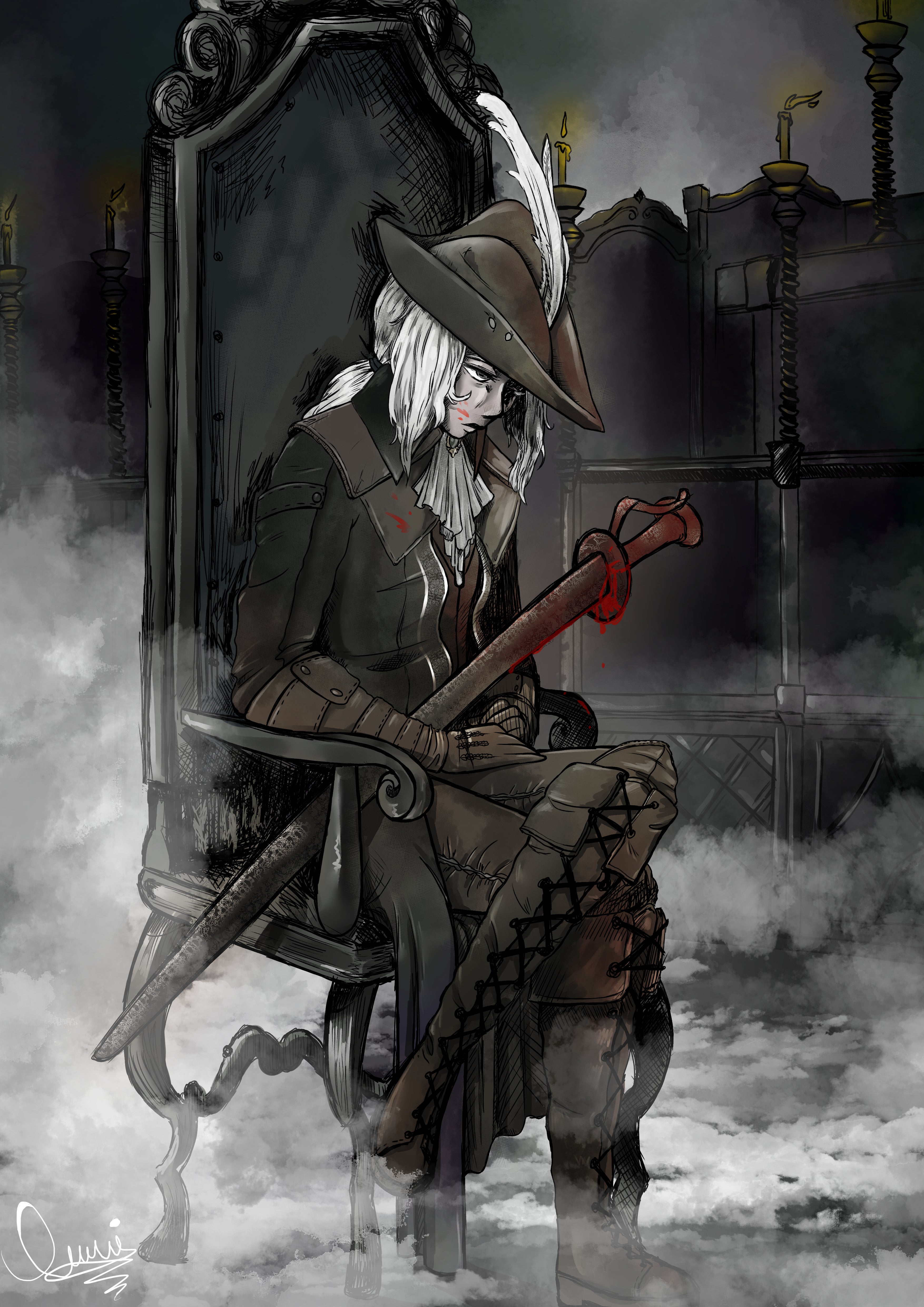 Bloodborne - Lady Maria  - Αφίσα