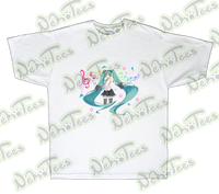 NekoTees - Λευκό μπλουζάκι Hatsune Miku