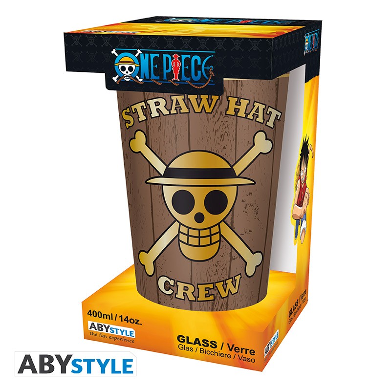 ONE PIECE - Large Glass - 400ml - Skulls