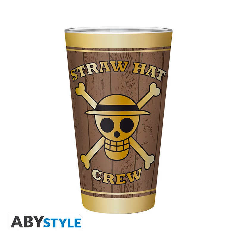 ONE PIECE - Large Glass - 400ml - Skulls