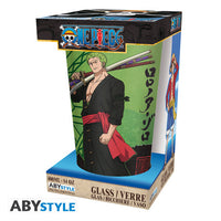ONE PIECE - Large Glass - 400ml - Zoro