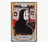 Καρφίτσα “No-Face Tarot - The Hermit” – Εμπνευσμένη από το Spirited Away