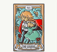 Καρφίτσα “Howl & Sophie Tarot - The Lovers” – Εμπνευσμένη από το Howl’s Moving Castle