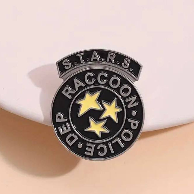 Καρφίτσα “S.T.A.R.S. Raccoon Police” – Εμπνευσμένη από το Resident Evil