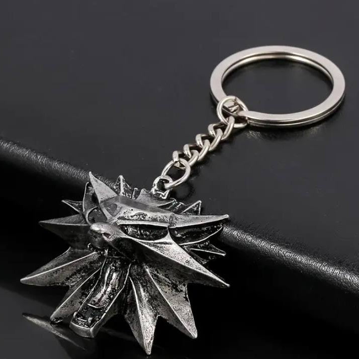 Μπρελόκ The Witcher – Ασημένιο Λύκο του Geralt