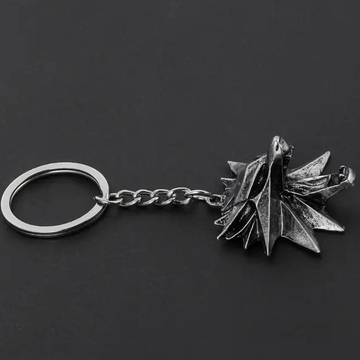 Μπρελόκ The Witcher – Ασημένιο Λύκο του Geralt