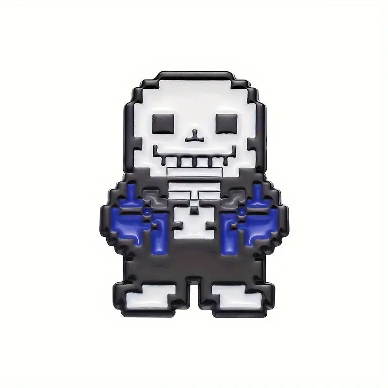 Καρφίτσα “Sans” – Εμπνευσμένη από το Undertale