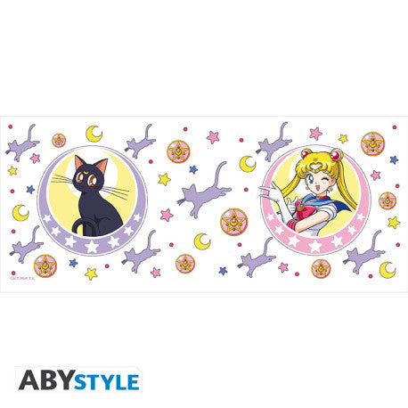 SAILOR MOON - Mug - 320 ml - Sailor Moon & Luna patch