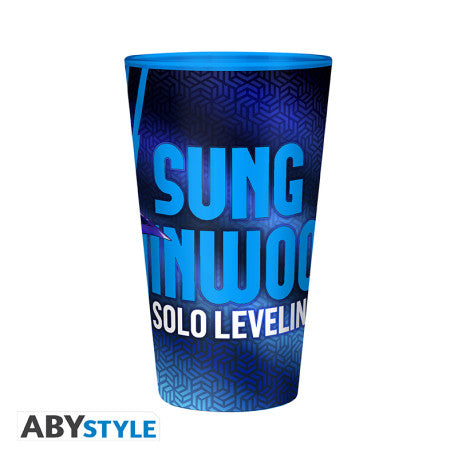 SOLO LEVELING - Premium Large Glass - 400ml - Sung Jinwoo