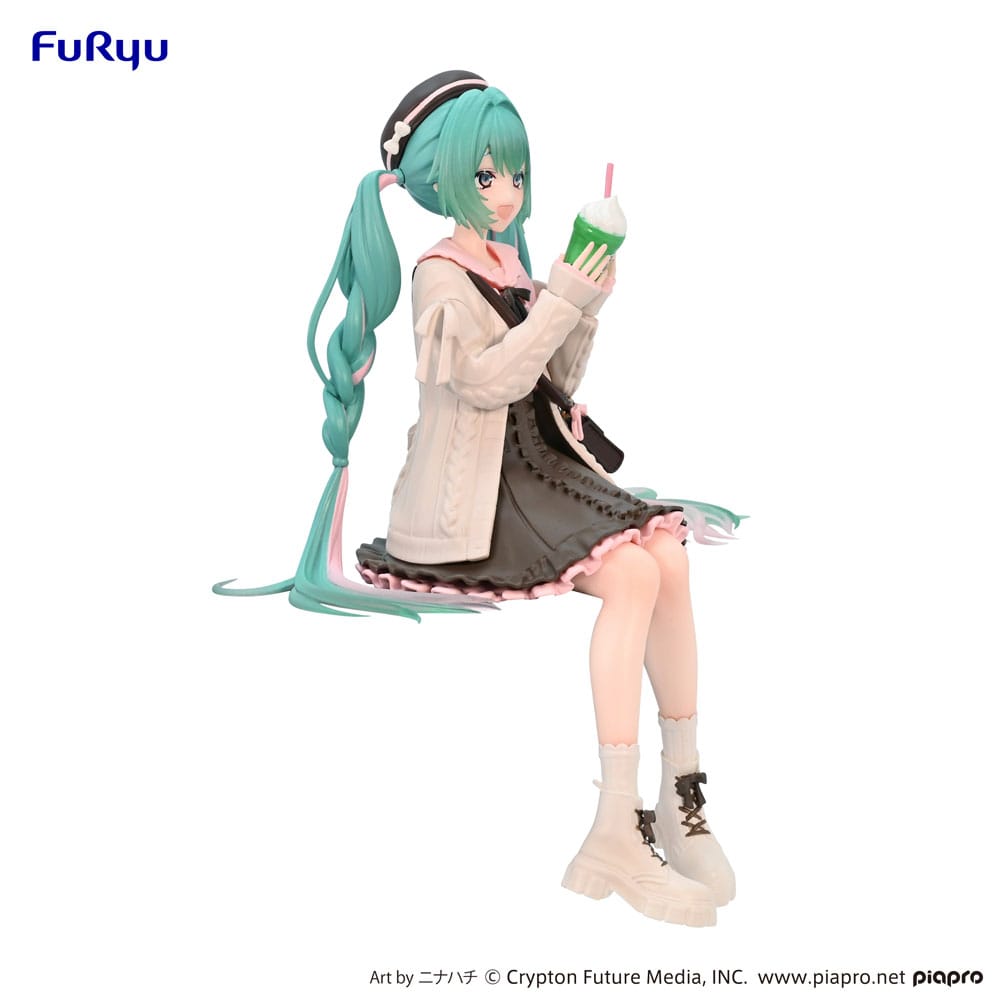 Hatsune Miku Noodle Stopper PVC Statue Autumn Date 16 cm