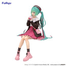 Hatsune Miku Noodle Stopper PVC Statue Autumn Date Pink Color Ver. 14 cm