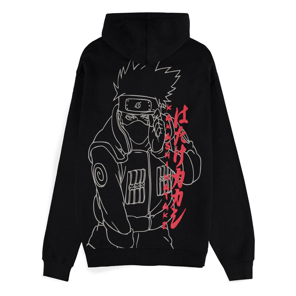 Naruto Shippuden Hooded Sweater Kakashi Line Art