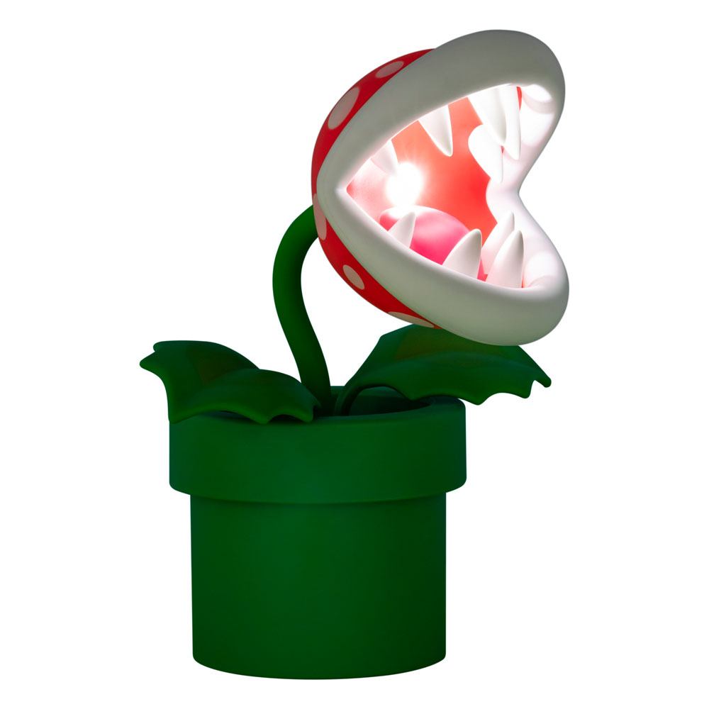PREORDER - Super Mario Posable Lamp Mario Mini Piranha Plant