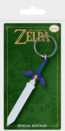 Legend of Zelda Rubber Keychain Master Sword 6 cm