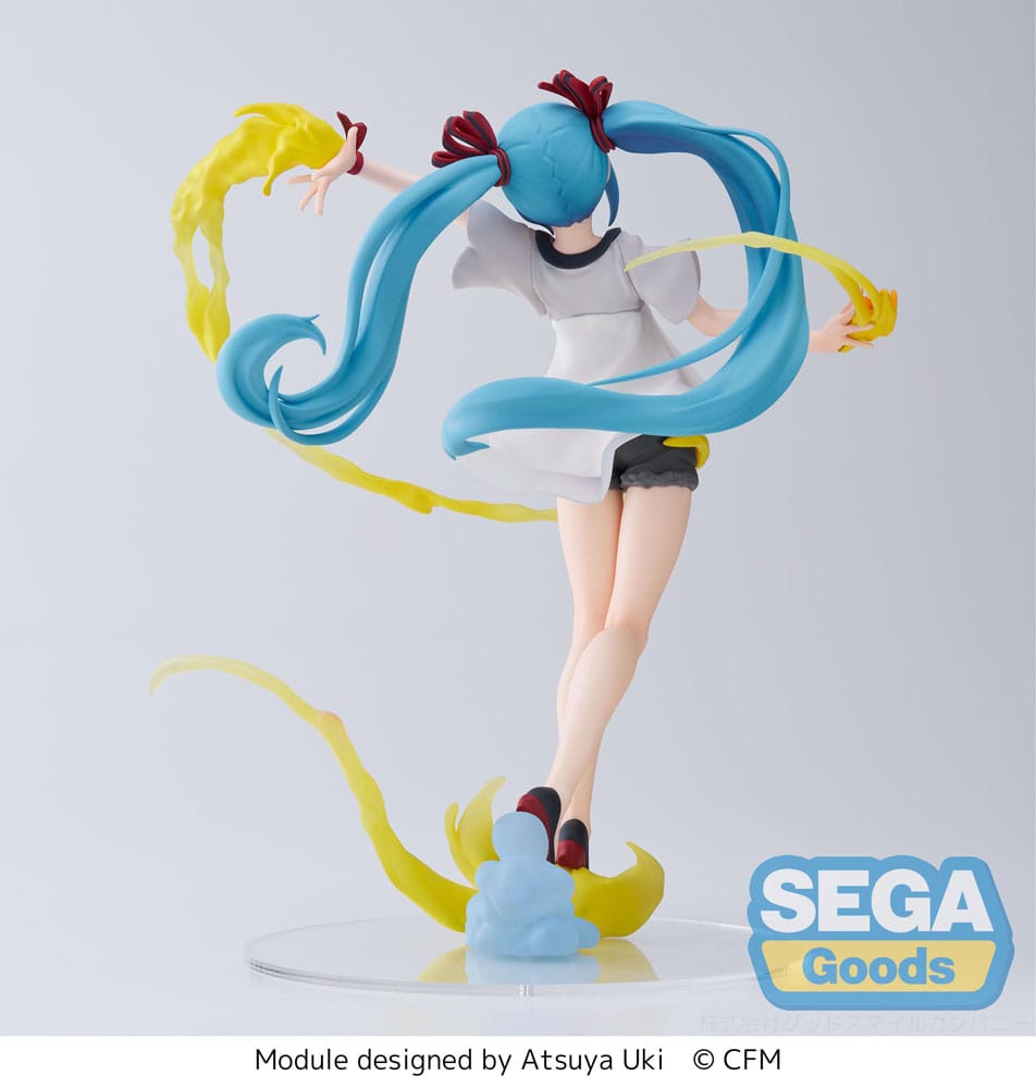 PREORDER -Hatsune Miku: Project DIVA MEGA 39's Figurizm Luminasta PVC Statue Hatsune Miku Shiny T.R. 22 cm
