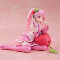 Hatsune Miku PVC Statue Desktop Cute Figure Sakura Miku Cherry Cushion Ver. 13 cm
