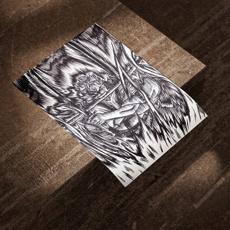 Roronoa Zoro – Way of the Sword | EFDArt (A4)