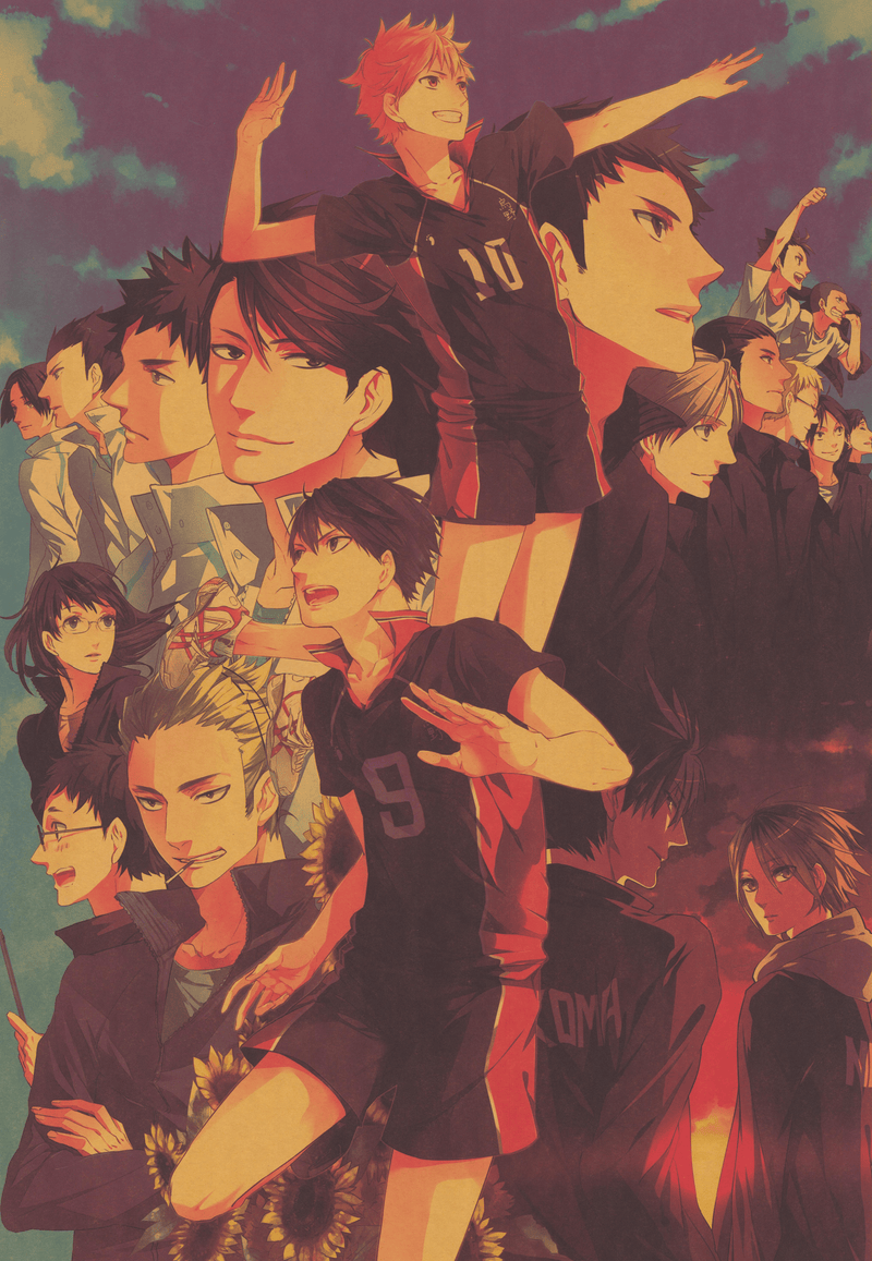 Haikyuu αφίσα ομάδας