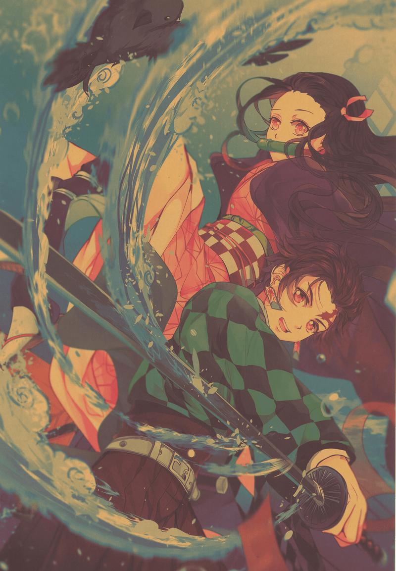 Demon Slayer Αφίσα Tanjiro & Nezuko