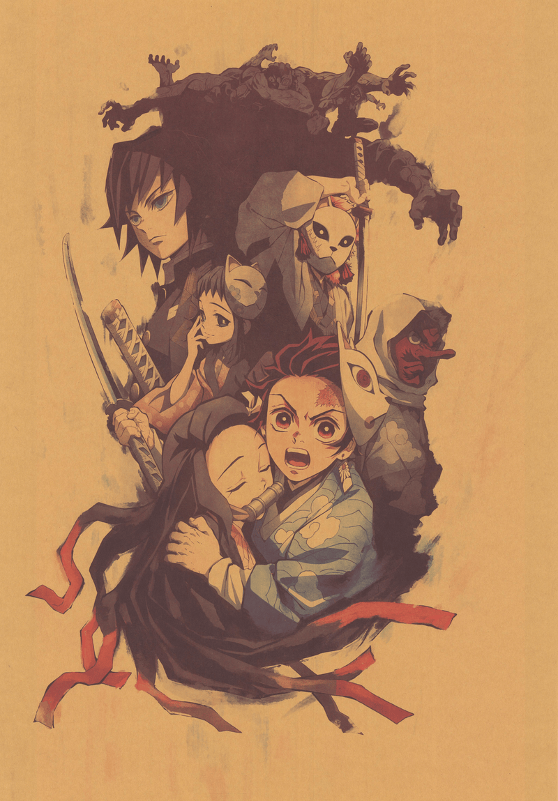 Demon Slayer Αφίσα η αρχή του ταξιδιού