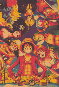 One Piece Αφίσα Strawhat πλήρωμα