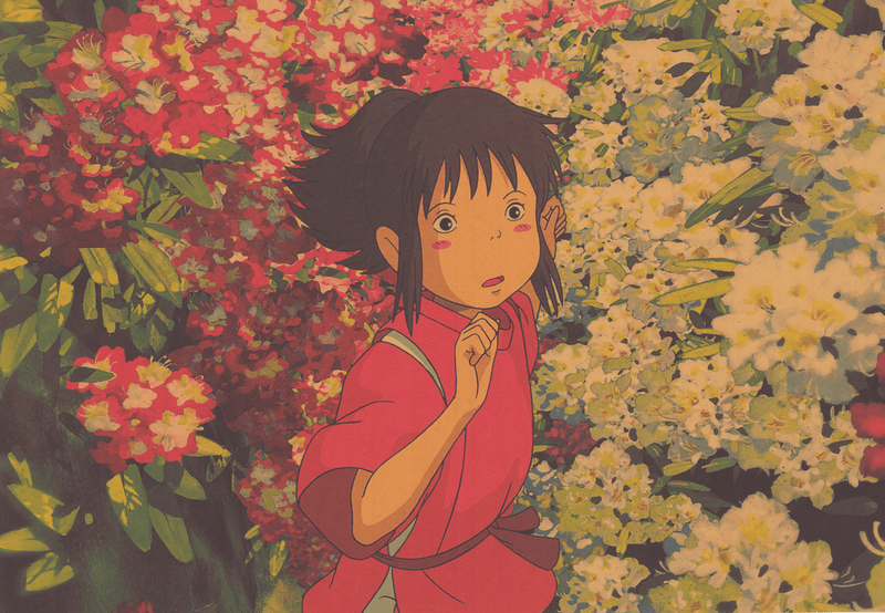 Spirited Away Poster με την Chihiro Ogino