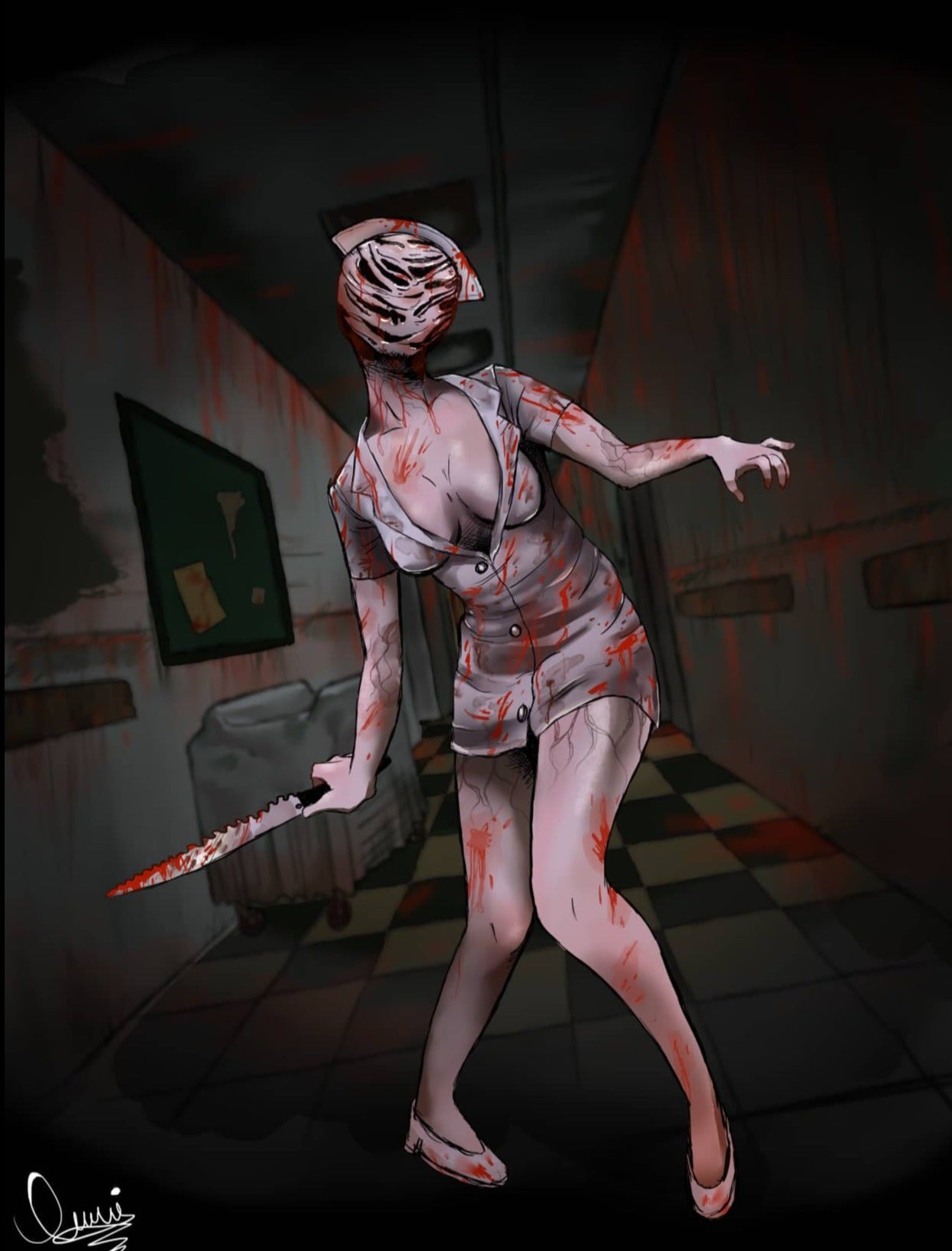 Silent Hill 2 Nurse - Αφίσα