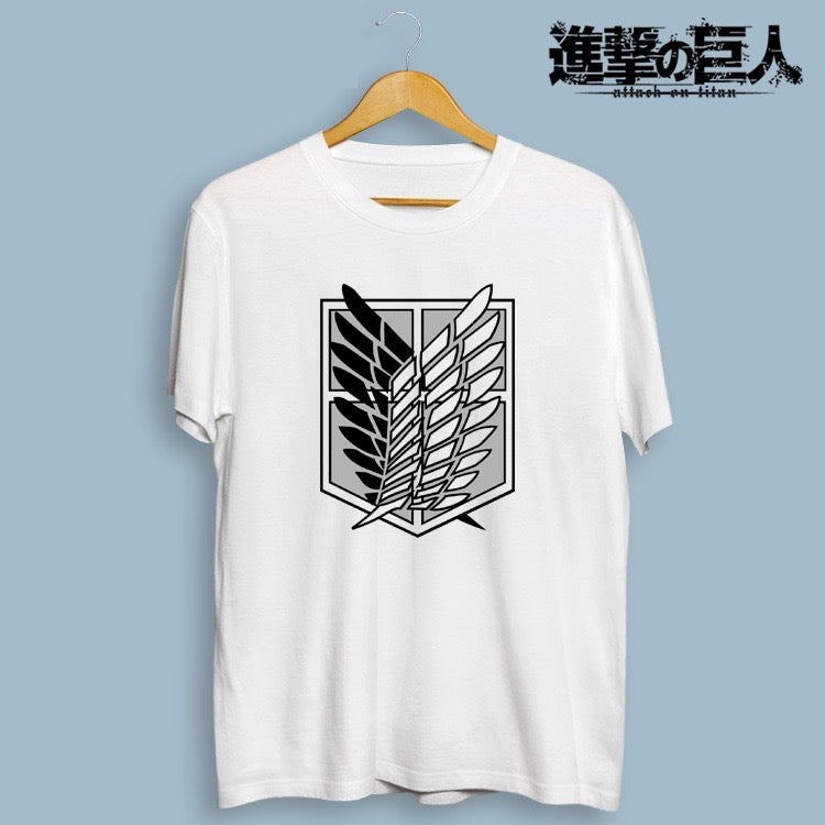 Attack on Titan Black / White T-Shirt
