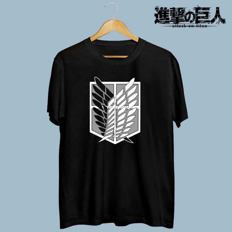 Attack on Titan Black / White T-Shirt