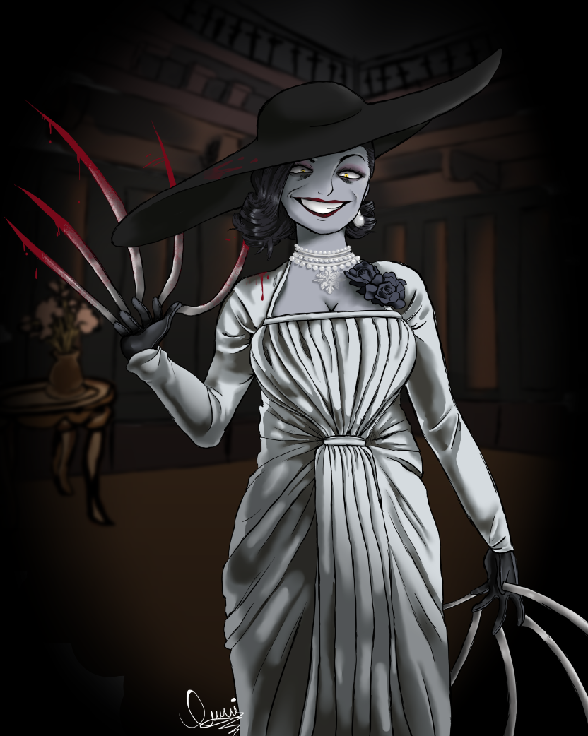 Lady Dimitresku Resident Evil Village - Αφίσα