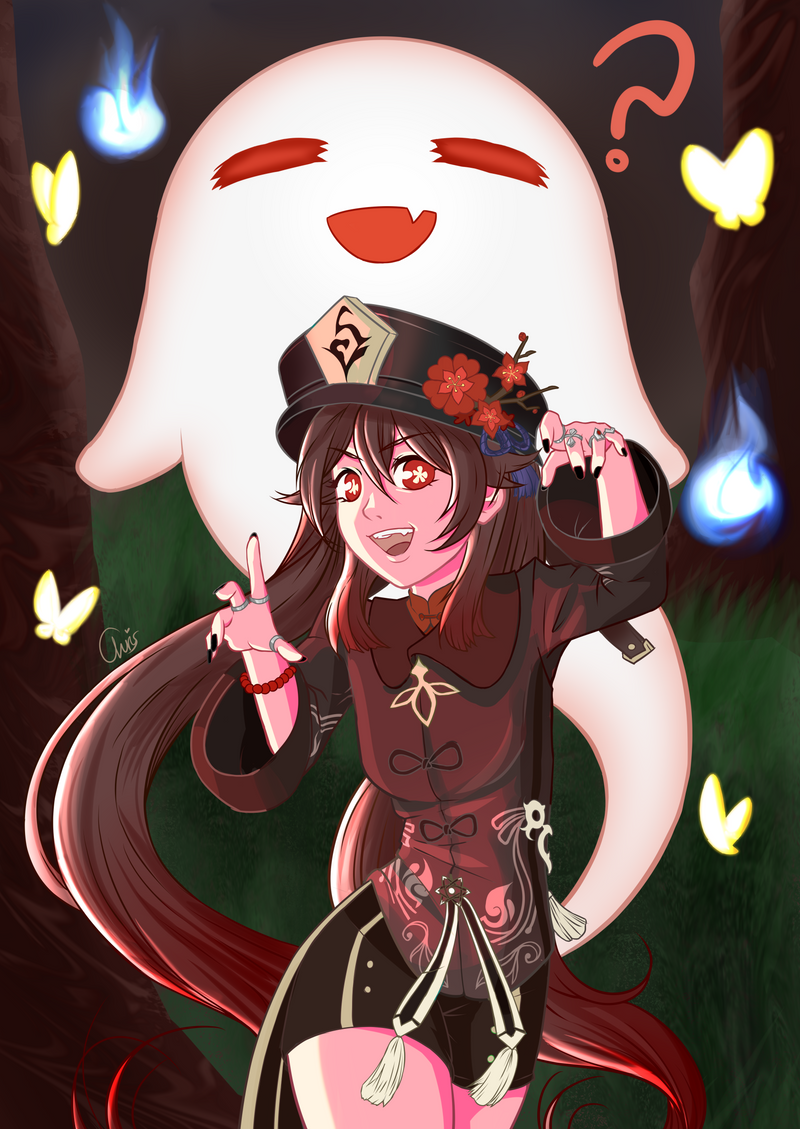 Genshin Impact - Hu Tao αφίσα