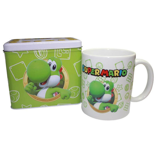 Super Mario Bros Yoshi  Κούπα + Κουμπαράς set