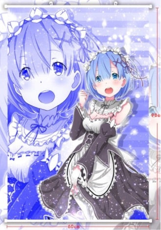Re:Zero Wallscroll Rem 60*90