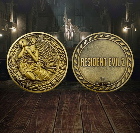 Resident Evil 2 Replica 1/1 Maiden Medallion