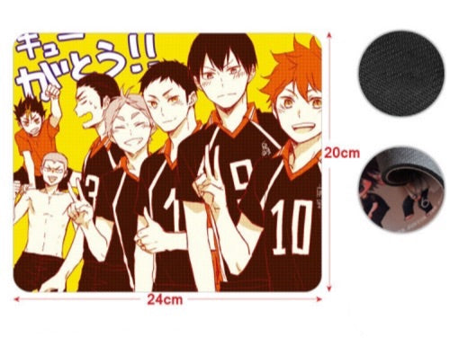 Haikyuu Mouse Pad Ομάδα βόλεΐ