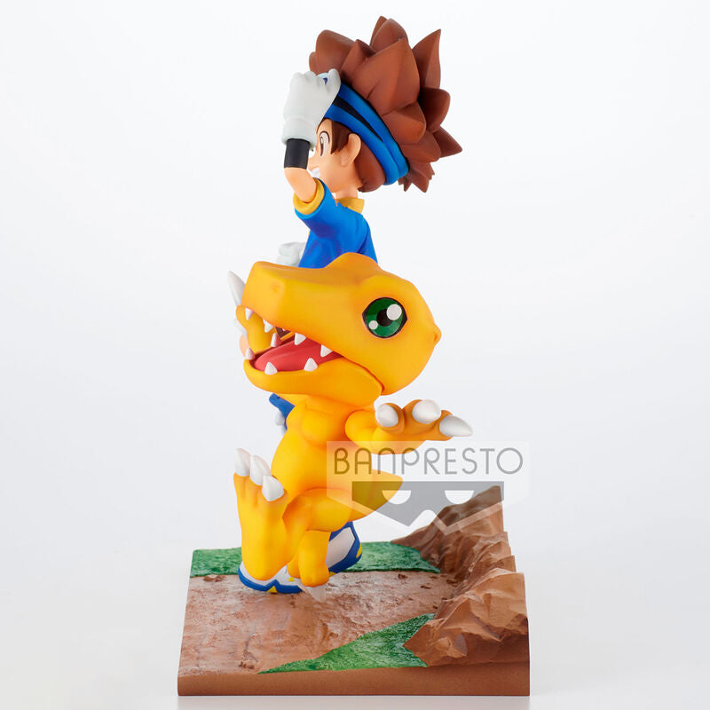 Digimon Adventure Adventure Archives Taichi and Agumon figure 15cm