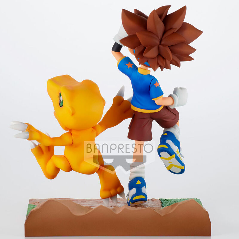 Digimon Adventure Adventure Archives Taichi and Agumon figure 15cm