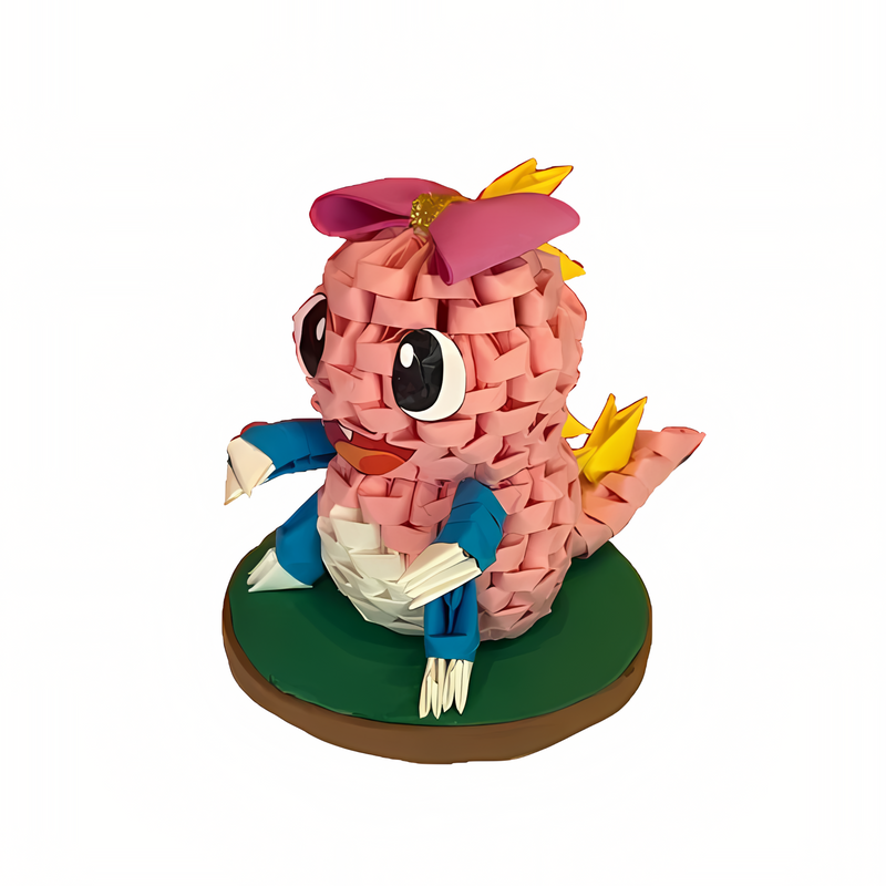 Bubble Bobble 3D Origami - Pab