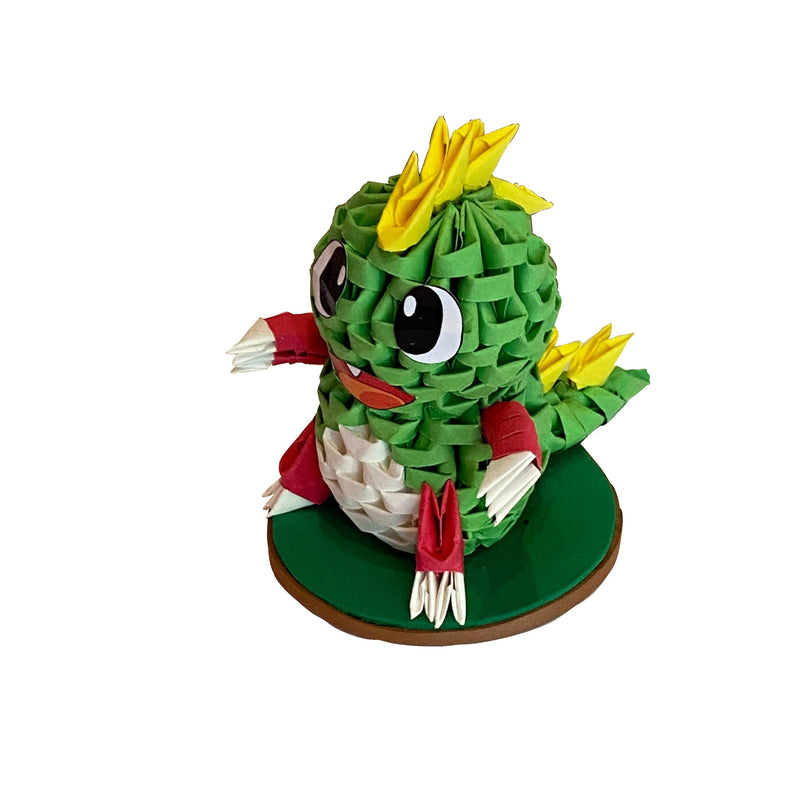 Bubble Bobble 3D Origami - Bub