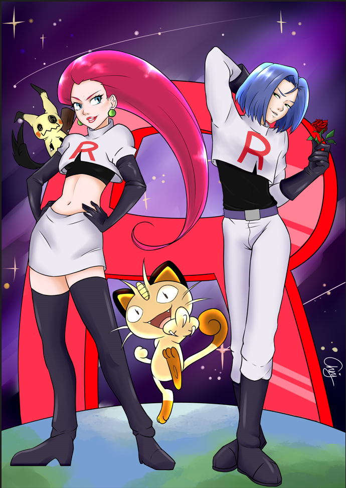 Pokemon - Αφίσα ομάδα Πύραυλος