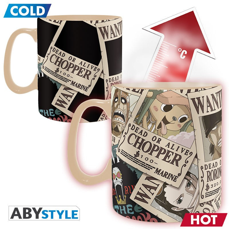 One Piece Mug Wanted Posters